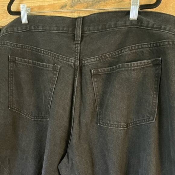 Old Navy Black Distressed High Rise Straight Leg Jeans Size 20 - Picture 9 of 14